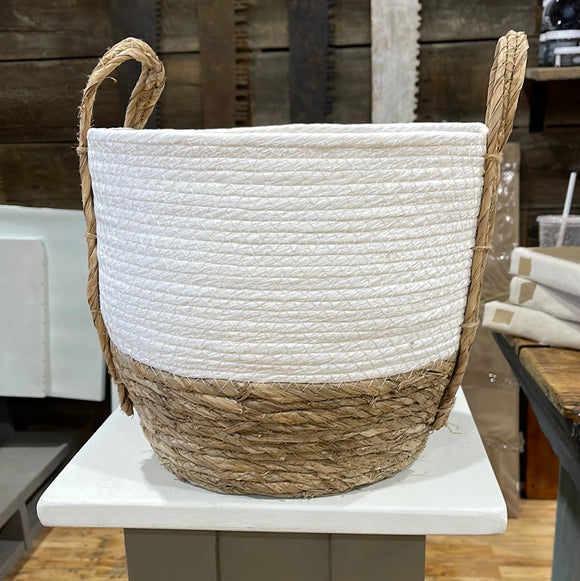 White Natural basket